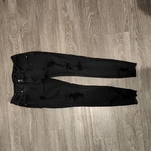 wallflower black distressed skinny jeans size 7